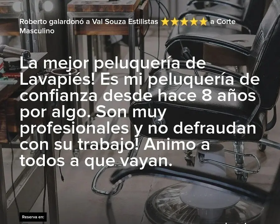 Trabajo de peinado — equipo profesional de Val Souza Estilistas