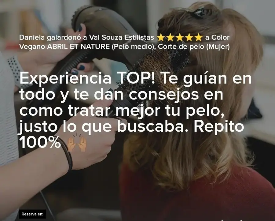Trabajo de mechas — equipo profesional de Val Souza Estilistas