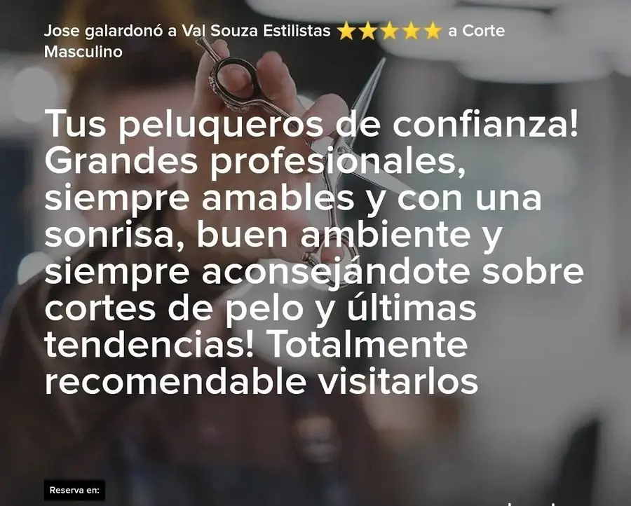Trabajo de estilo — equipo profesional de Val Souza Estilistas